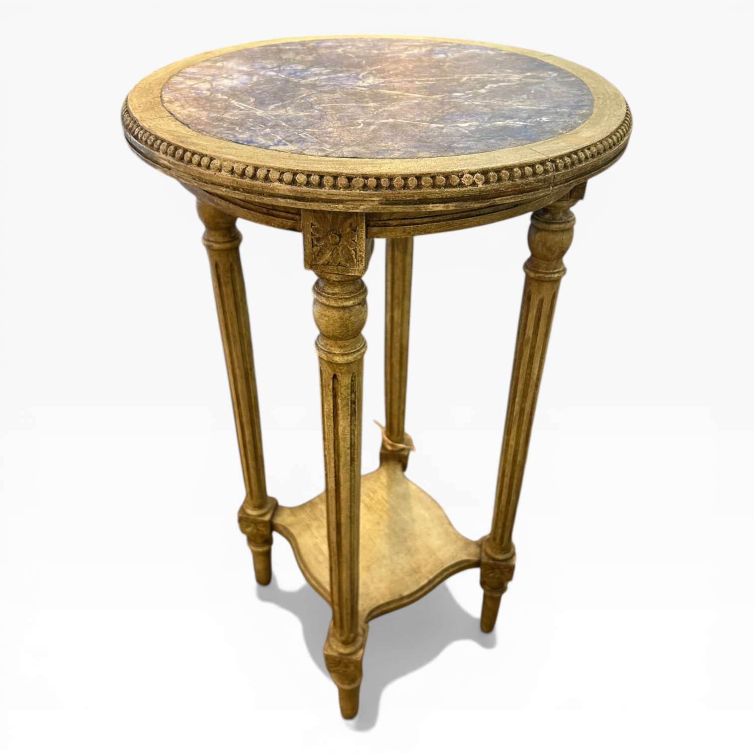 Mesa auxiliar redonda francesa Luis XVI