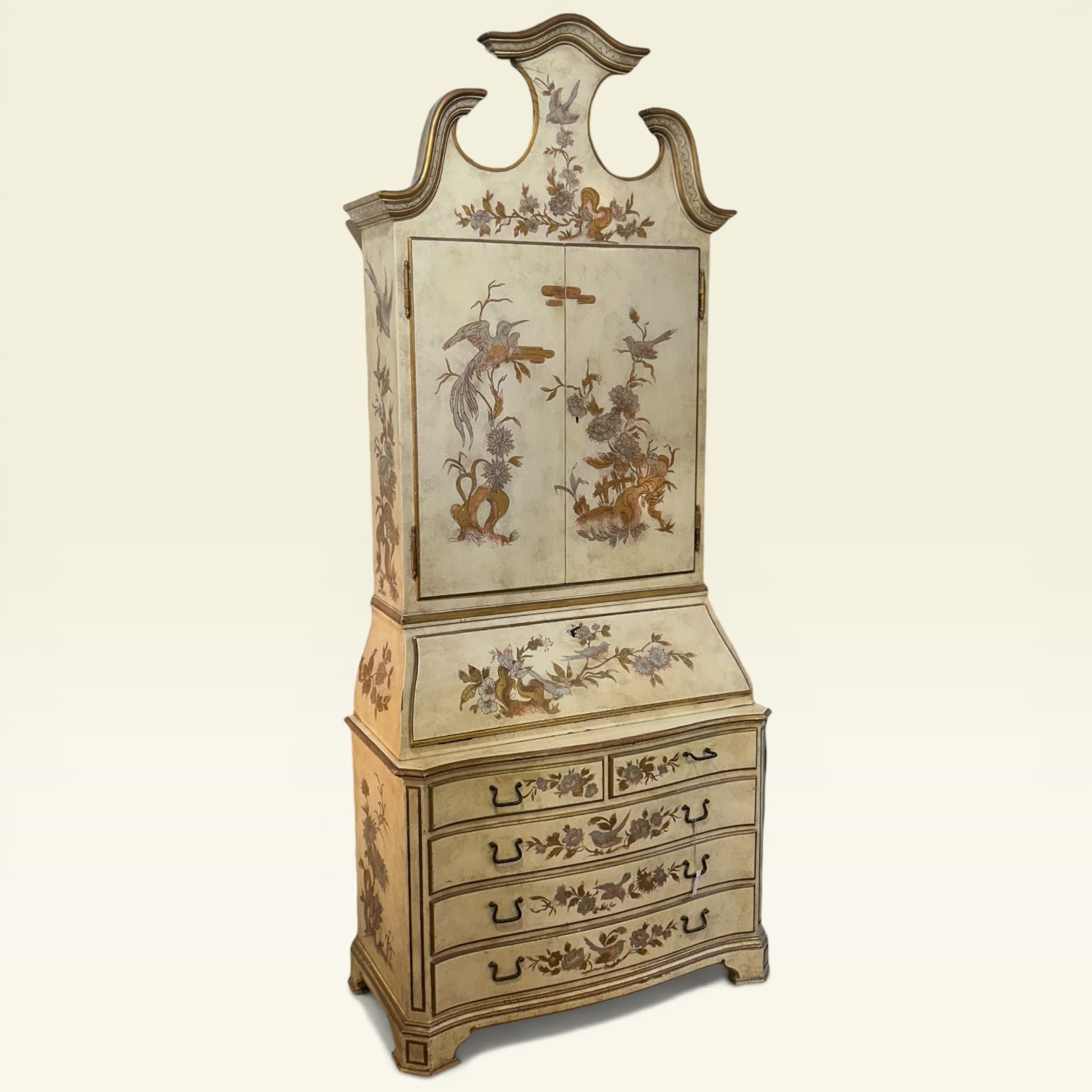 Buró Cabinet Chinoise Beige
