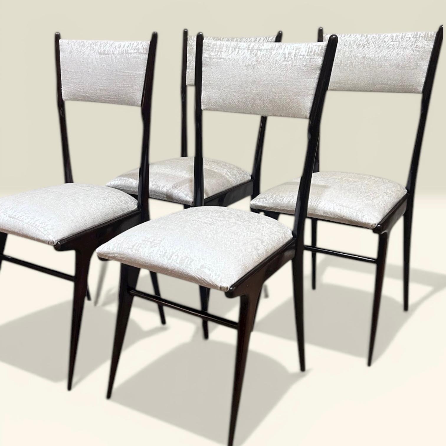 Juego 4 sillas Mid-Century Italia