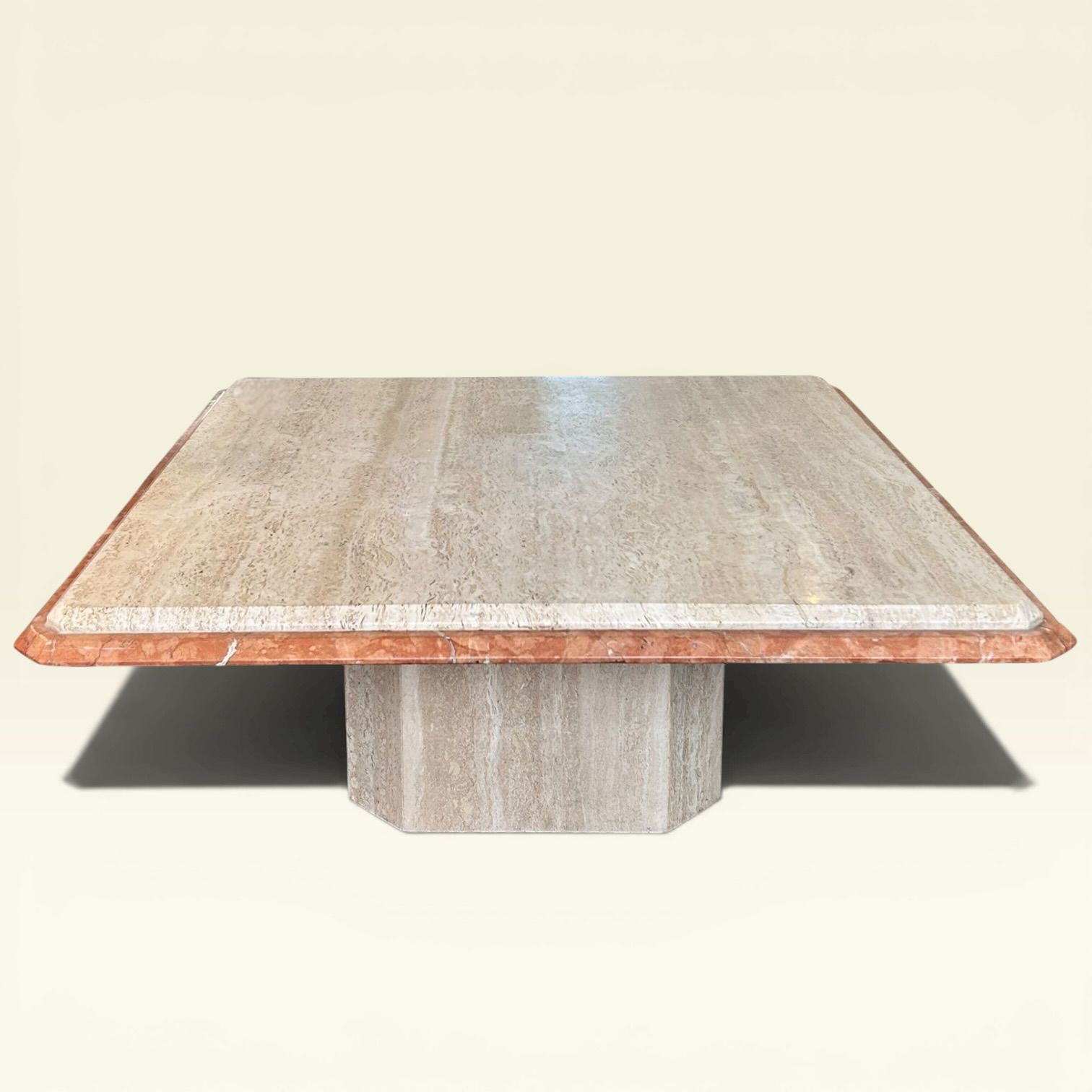 Mesa de Centro Vintage  Travertino