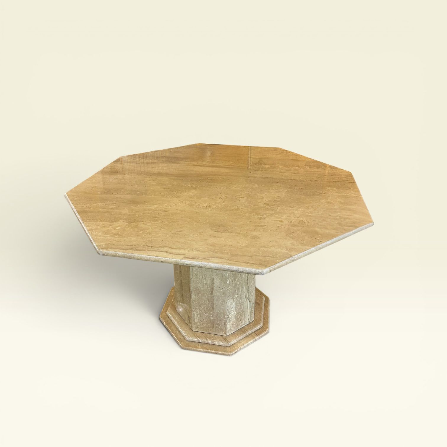 Mesa Octogonal Travertino