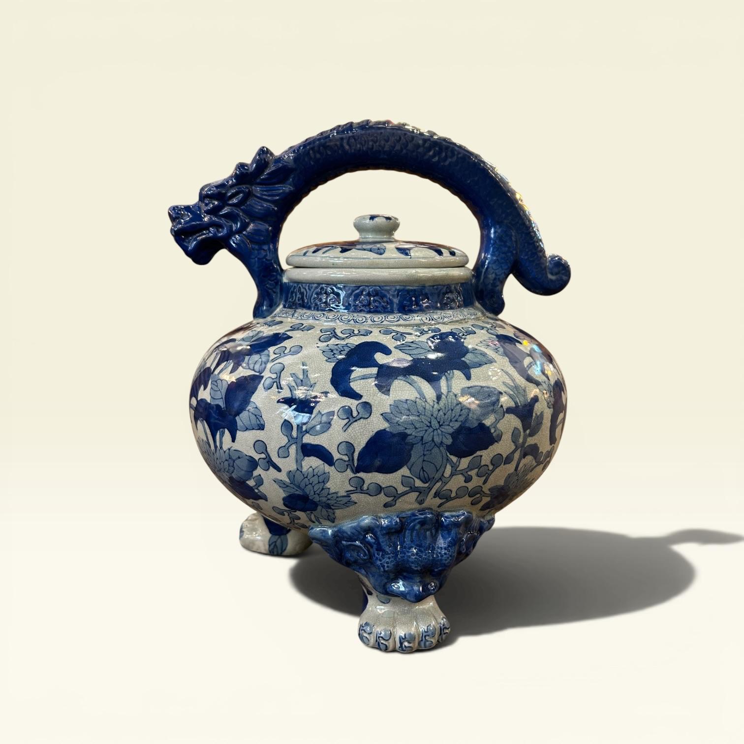 Incensario Chino Vintage Porcelana
