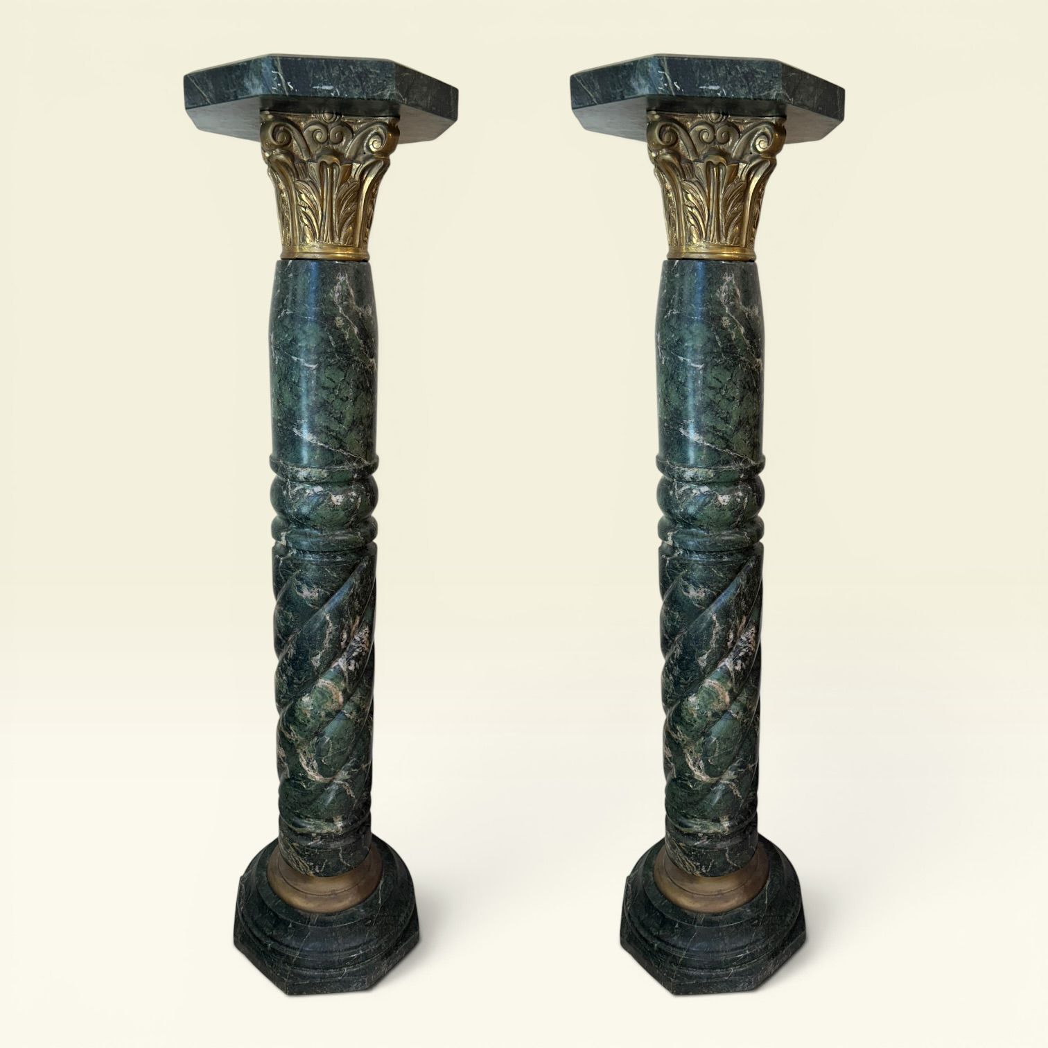 Columnas Neoclásicas Mármol Vert Antico
