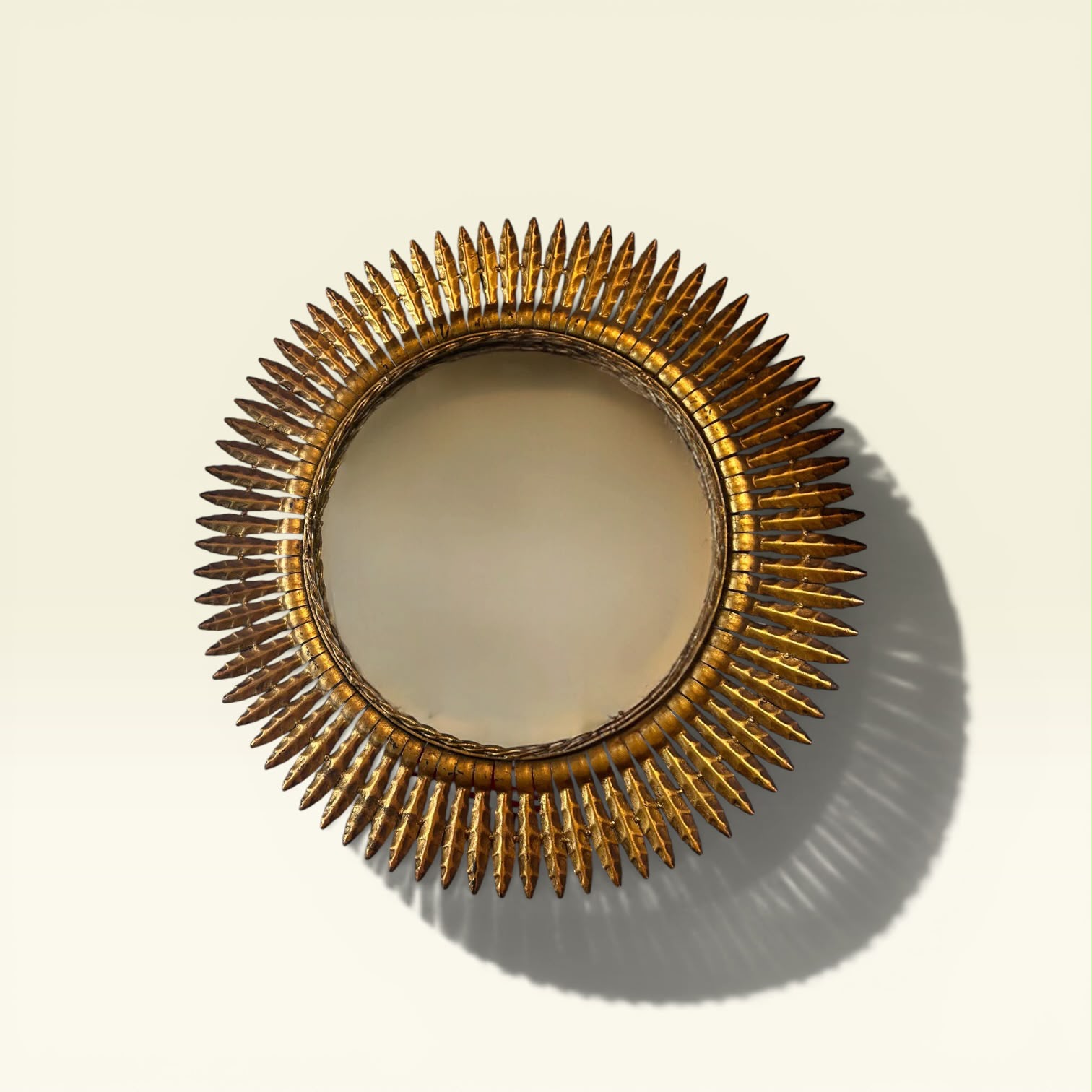 Espejo Sol Latón dorado